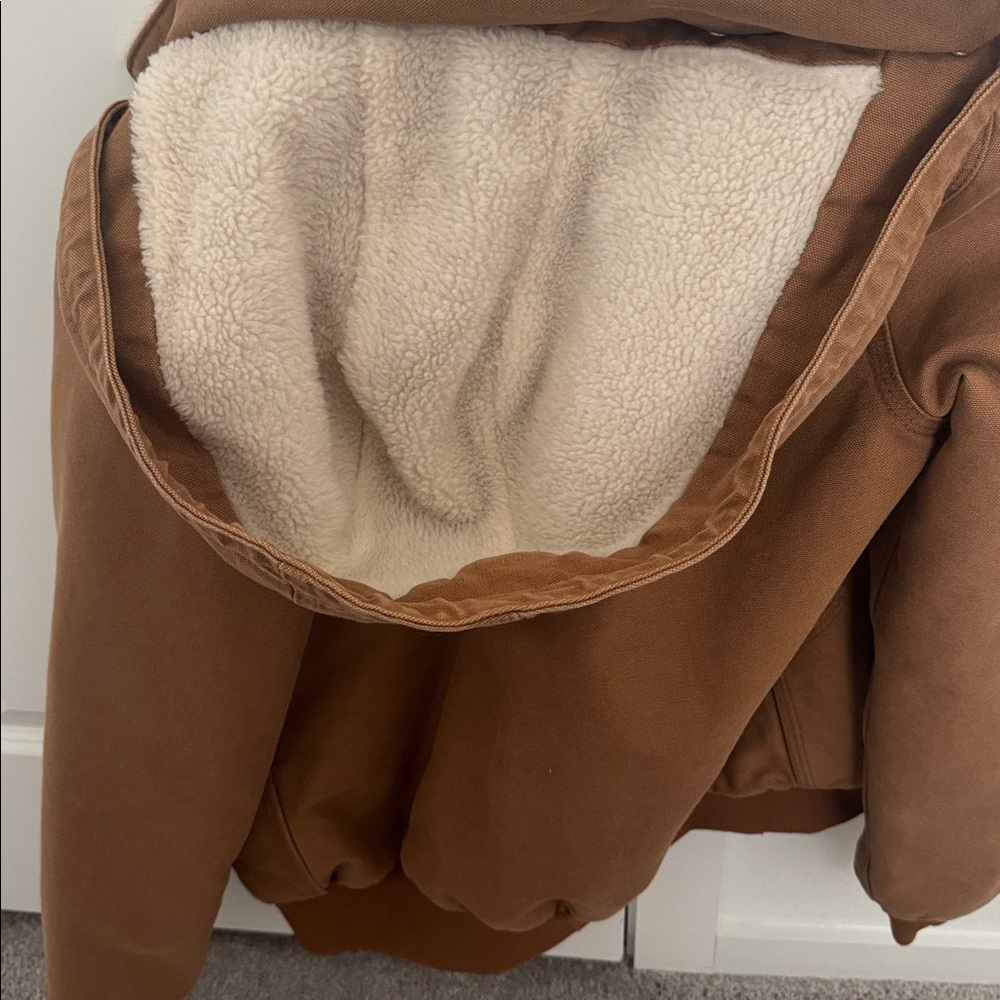 Carhartt Tan Jacket with Cream Lining - Picture 9 of 9